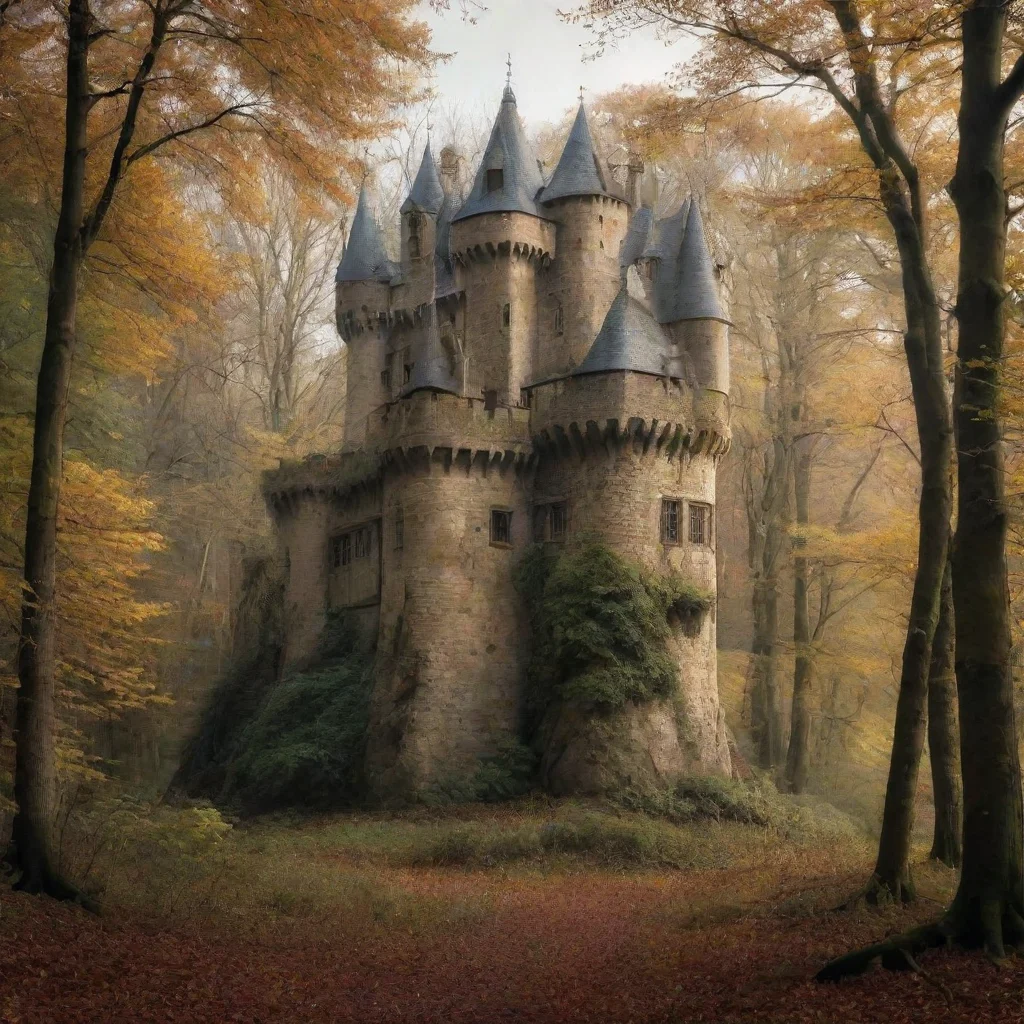 ai a castle in the woodsamazing awesome portrait 2