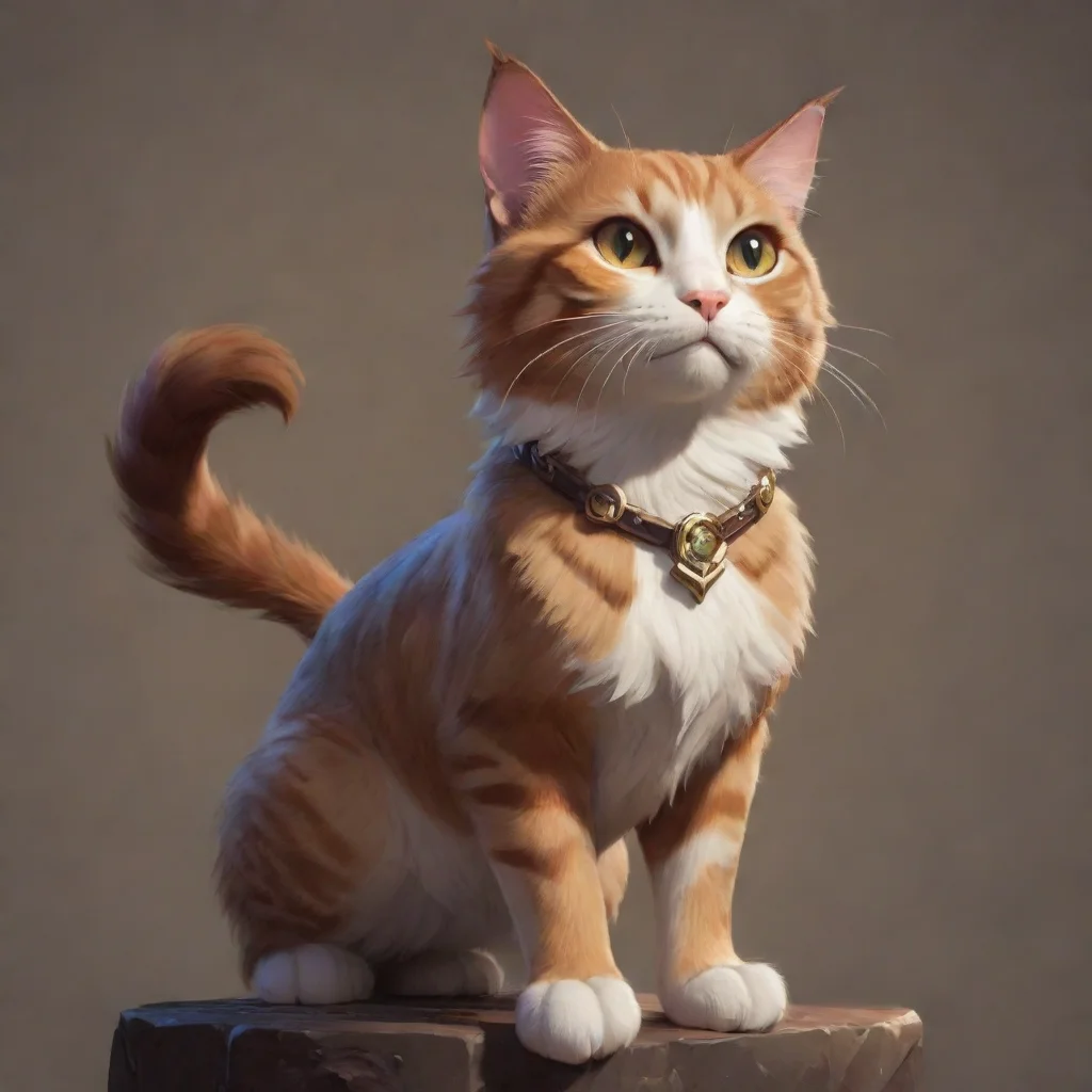 ai a cat confident engaging wow artstation art 3