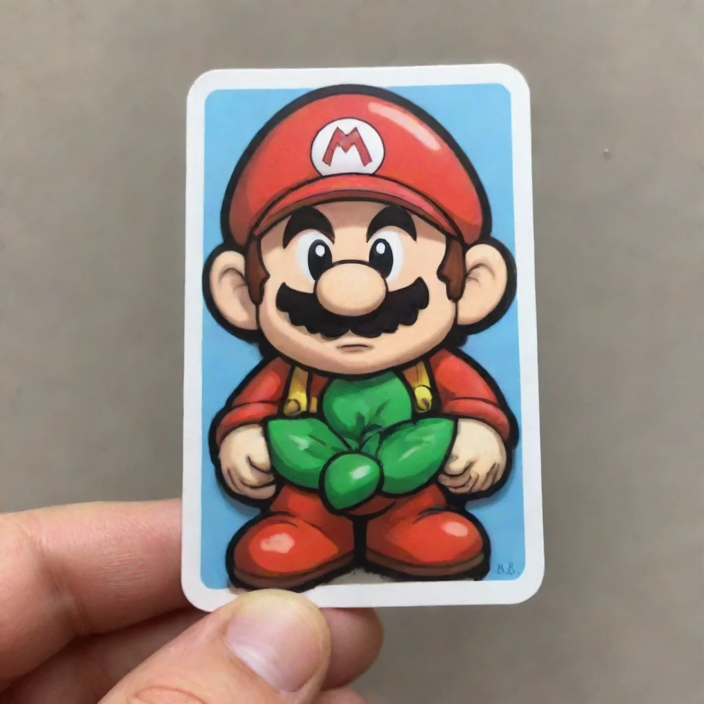  a cute mariobros sticker that saysapa kabartall