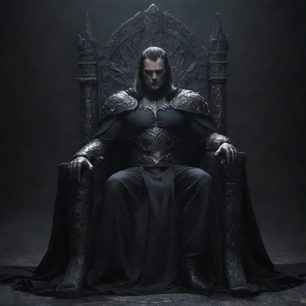 ai a dark lord sits on his dark throne good looking trending fantastic 1
