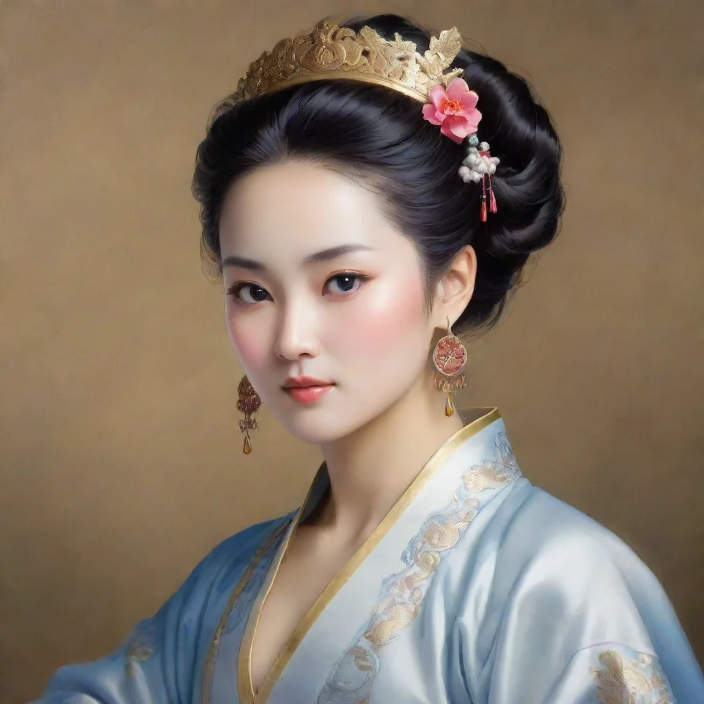 ai a detailed depiction of cai wenjia renowned figure known for her vast knowledge and mastery of musicshe is portrayed as 