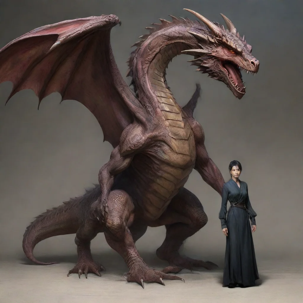  a dragon and human hybrid
