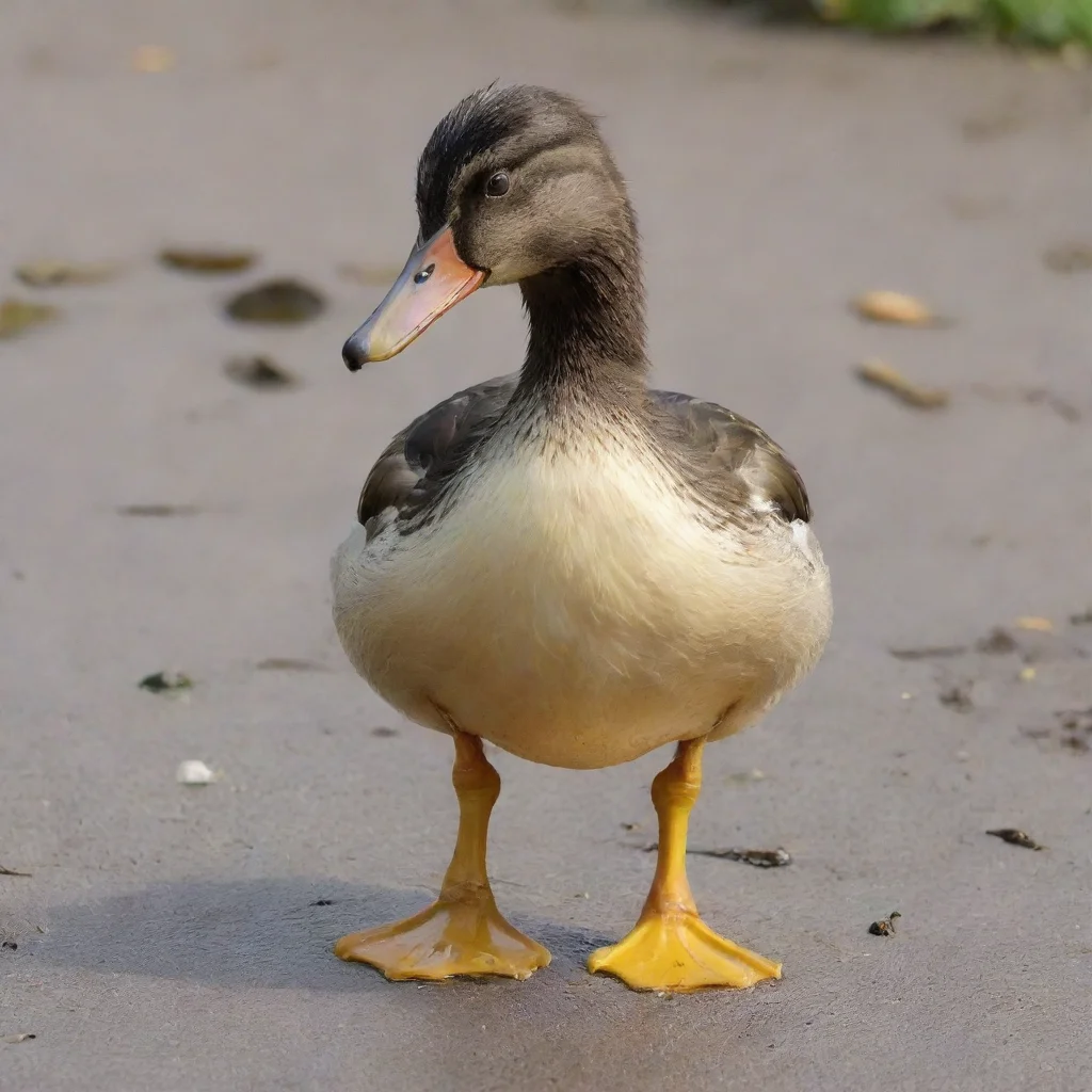 ai a duck with 3 legs