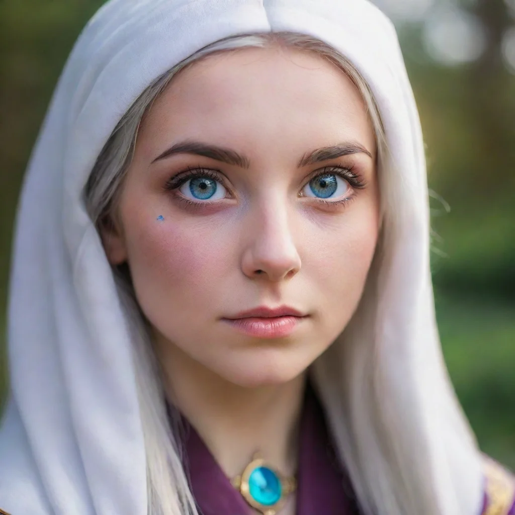 ai a female human mage with heterochromia amazing awesome portrait 2