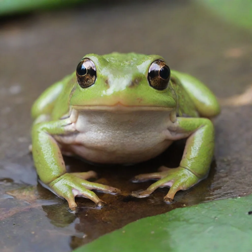  a frog