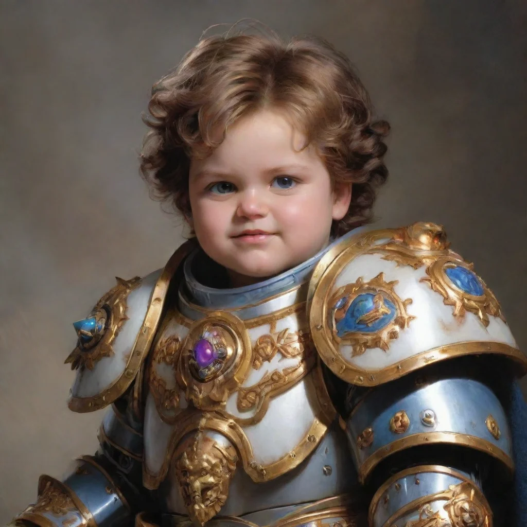 ai a funny picture of a primarch as a kid