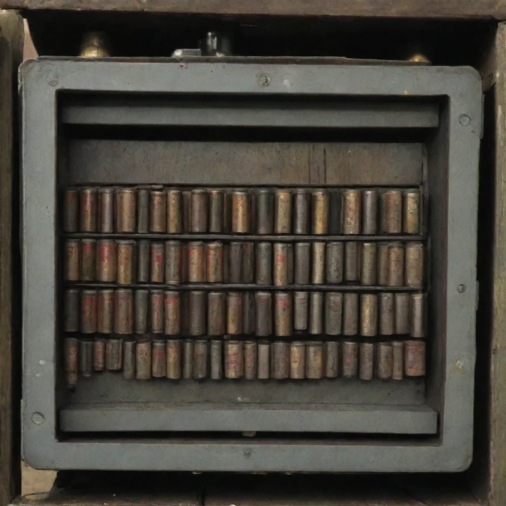 ai a fuse box with rifle cartridges instead of fuses