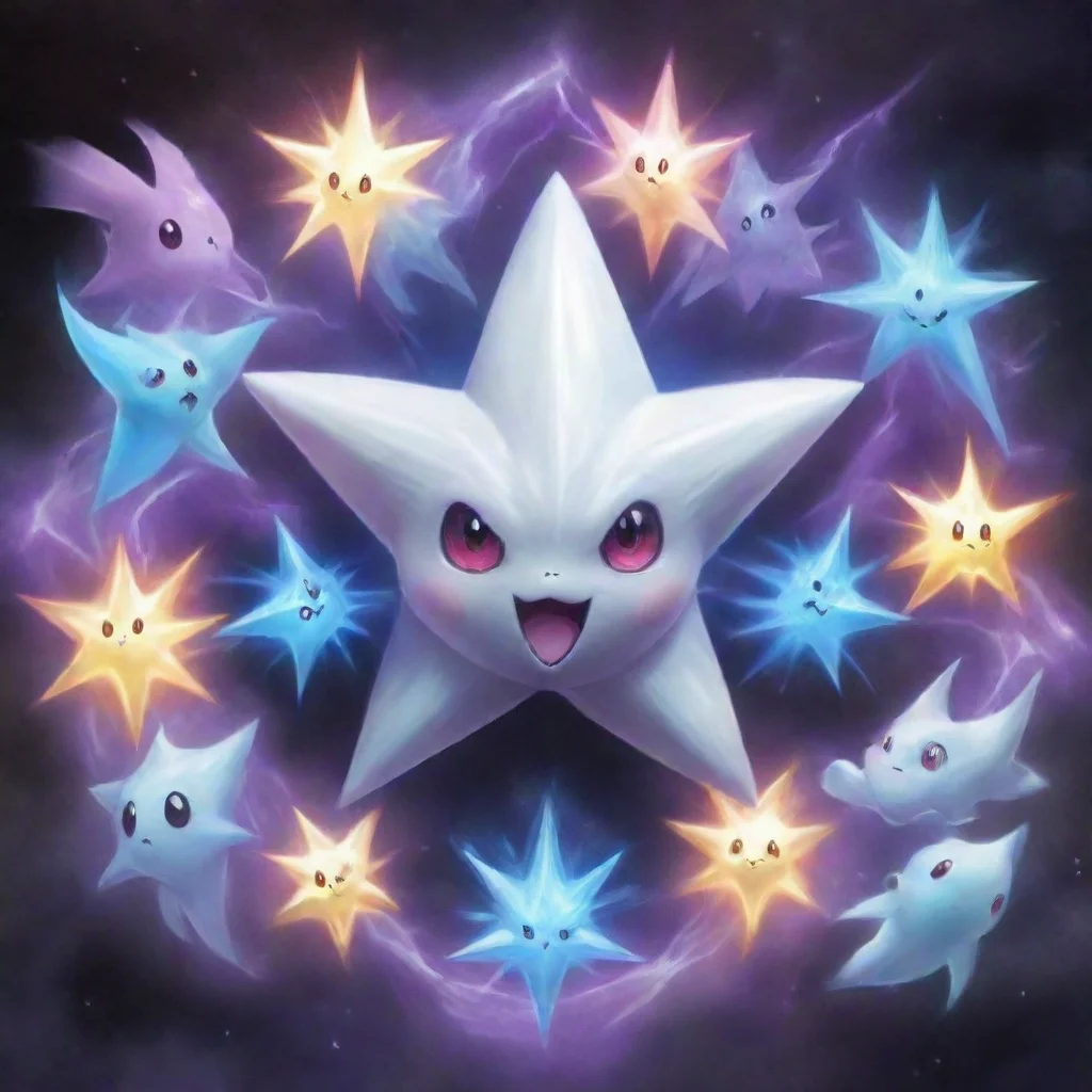 ai a ghost star pokemon with multiple forms amazing awesome portrait 2
