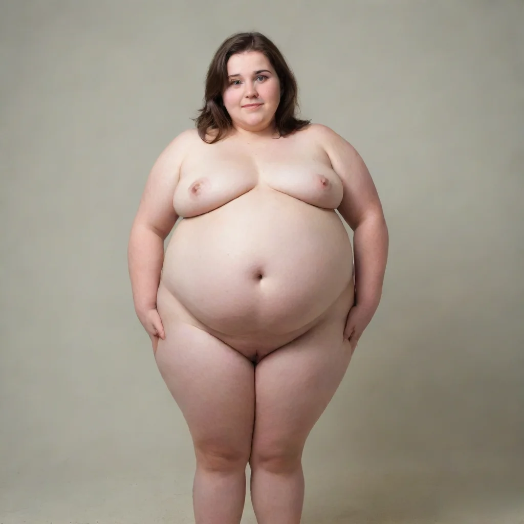  a girl with giant belly