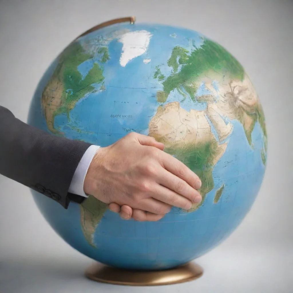 a globethis represents the global reach of businessa handshakethis symbolizes the importance of business relationshipsa 