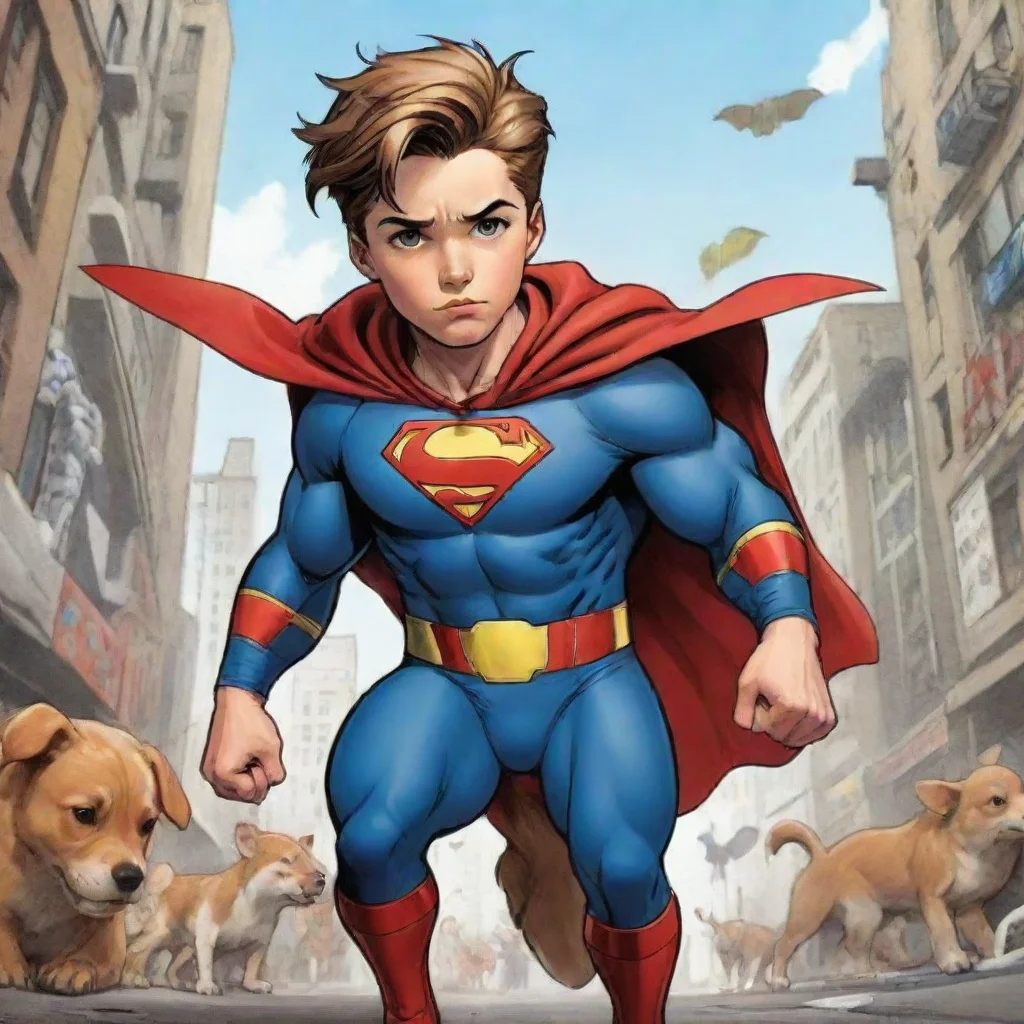  a kid comic book design super hero that protect animals good looking trending fantastic 1 wide