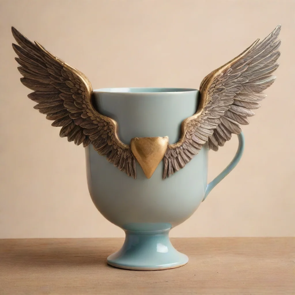 a large cup with wings good looking trending fantastic 1