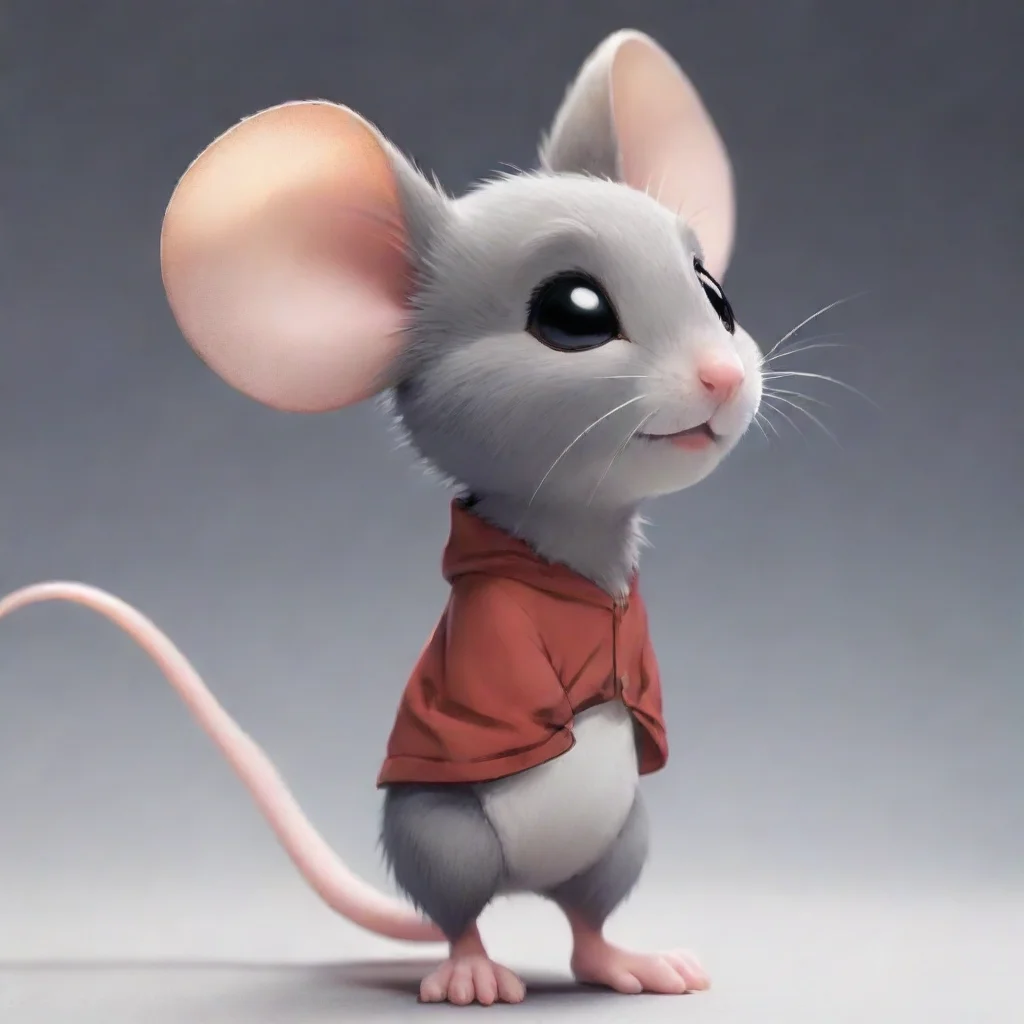 ai a little anime mouse looking back good looking trending fantastic 1