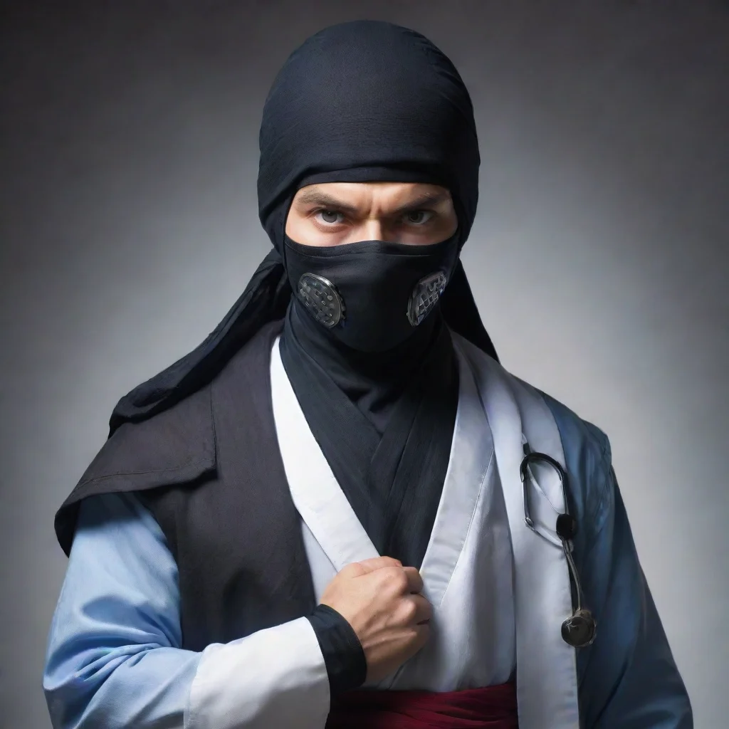 ai a ninja as doctor amazing awesome portrait 2