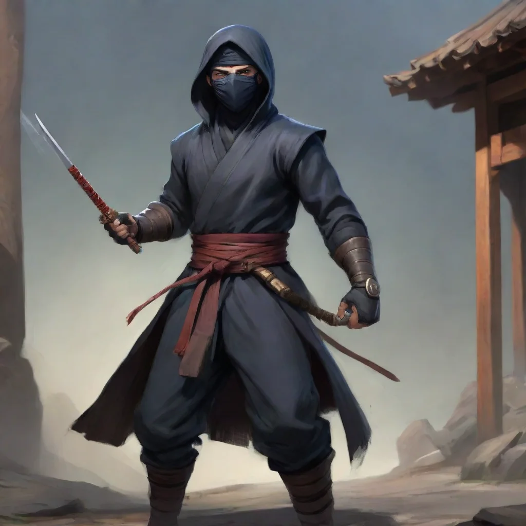 ai a ninja as doctor confident engaging wow artstation art 3