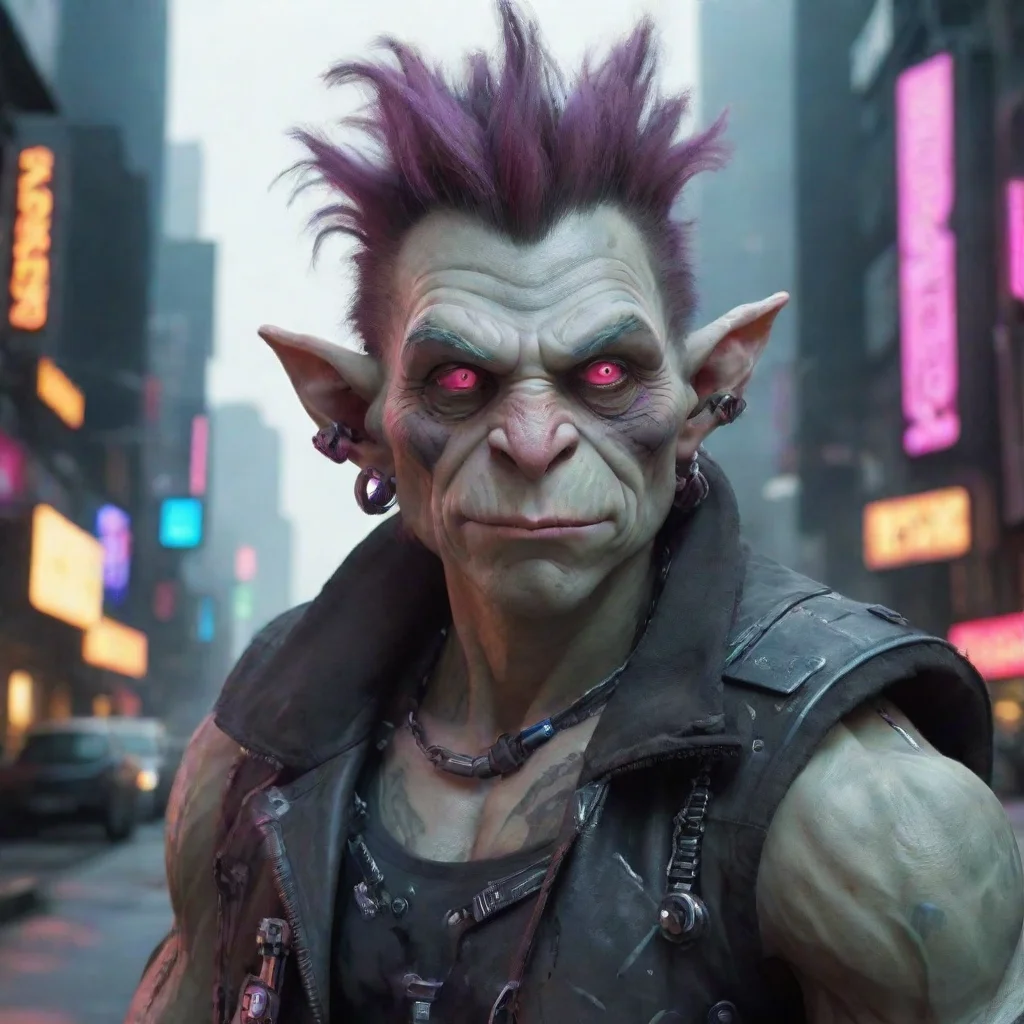  a really ugly troll with a cyberpunk aestheticgood looking trending fantastic 1