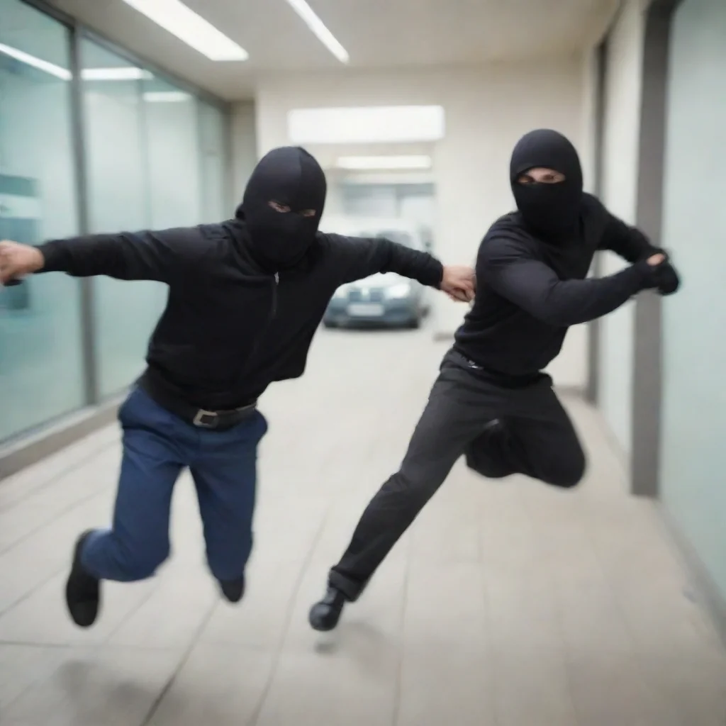  a robbery chasing on robbery
