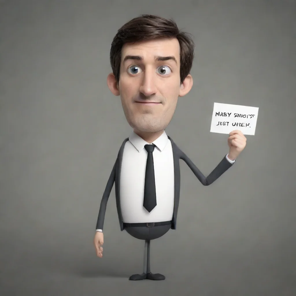  a stickman businessman saying maybe i should just give up amazing awesome portrait 2