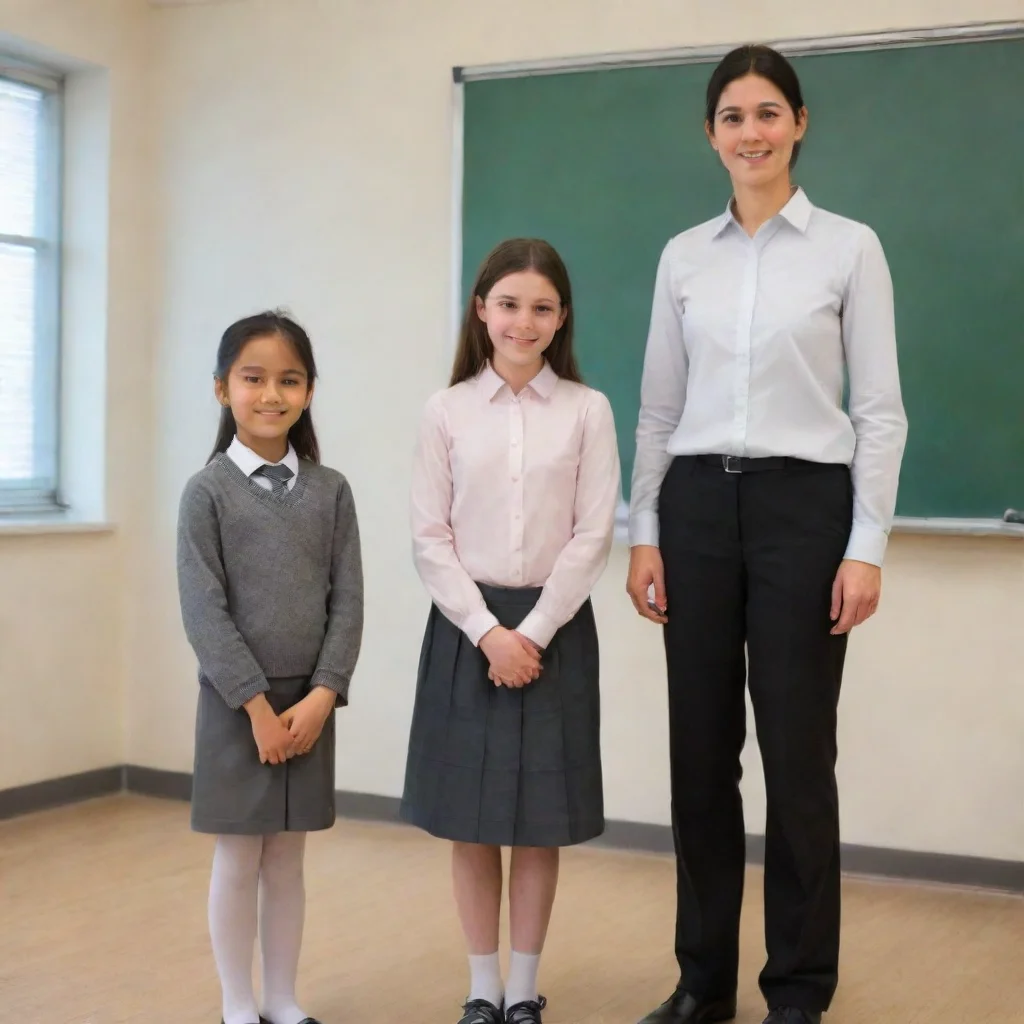  a student taller than her teacher