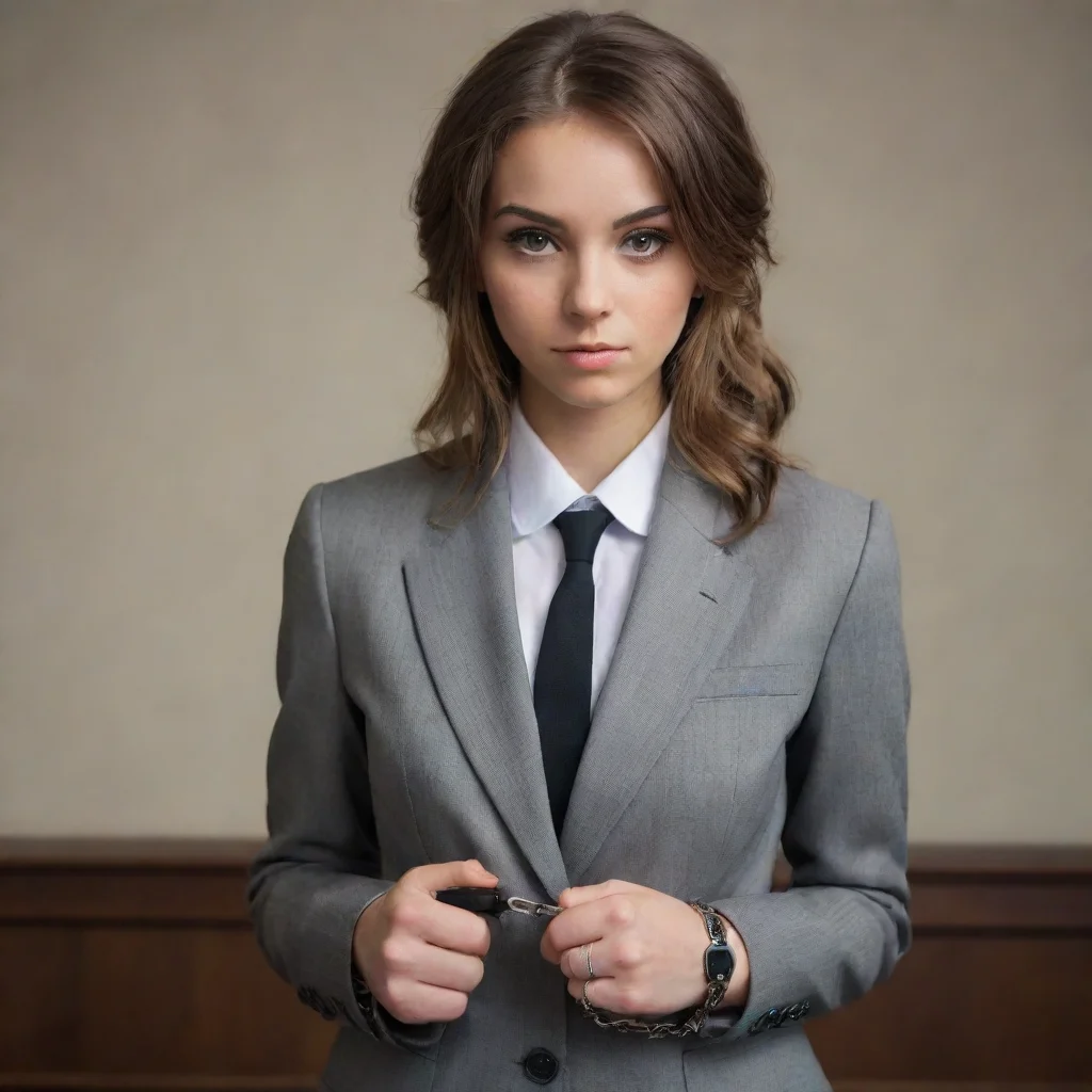  a suit girl handcuffed courtamazing awesome portrait 2