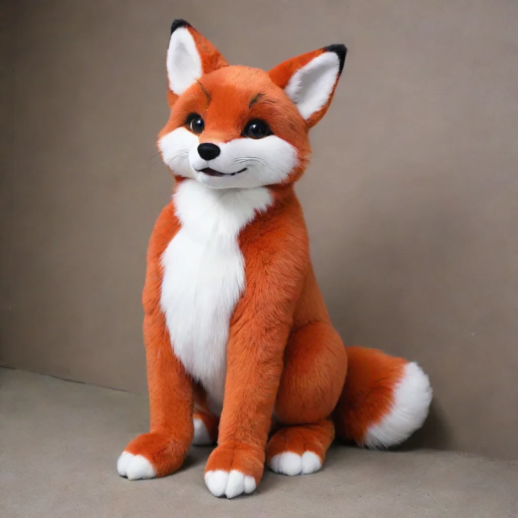 ai a teddy red fox fursuit