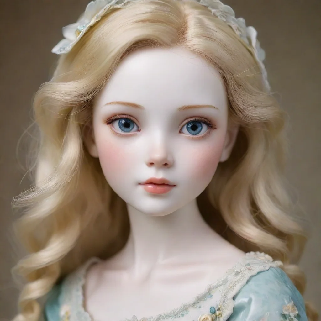 a very beautiful charming porcelain skin girl 