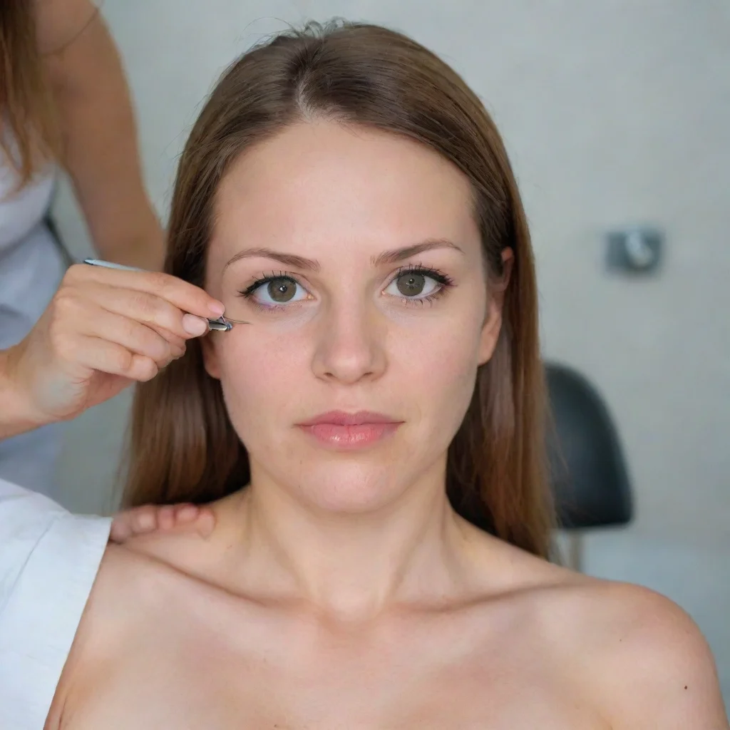 a woman at a gyno exam amazing awesome portrait 2