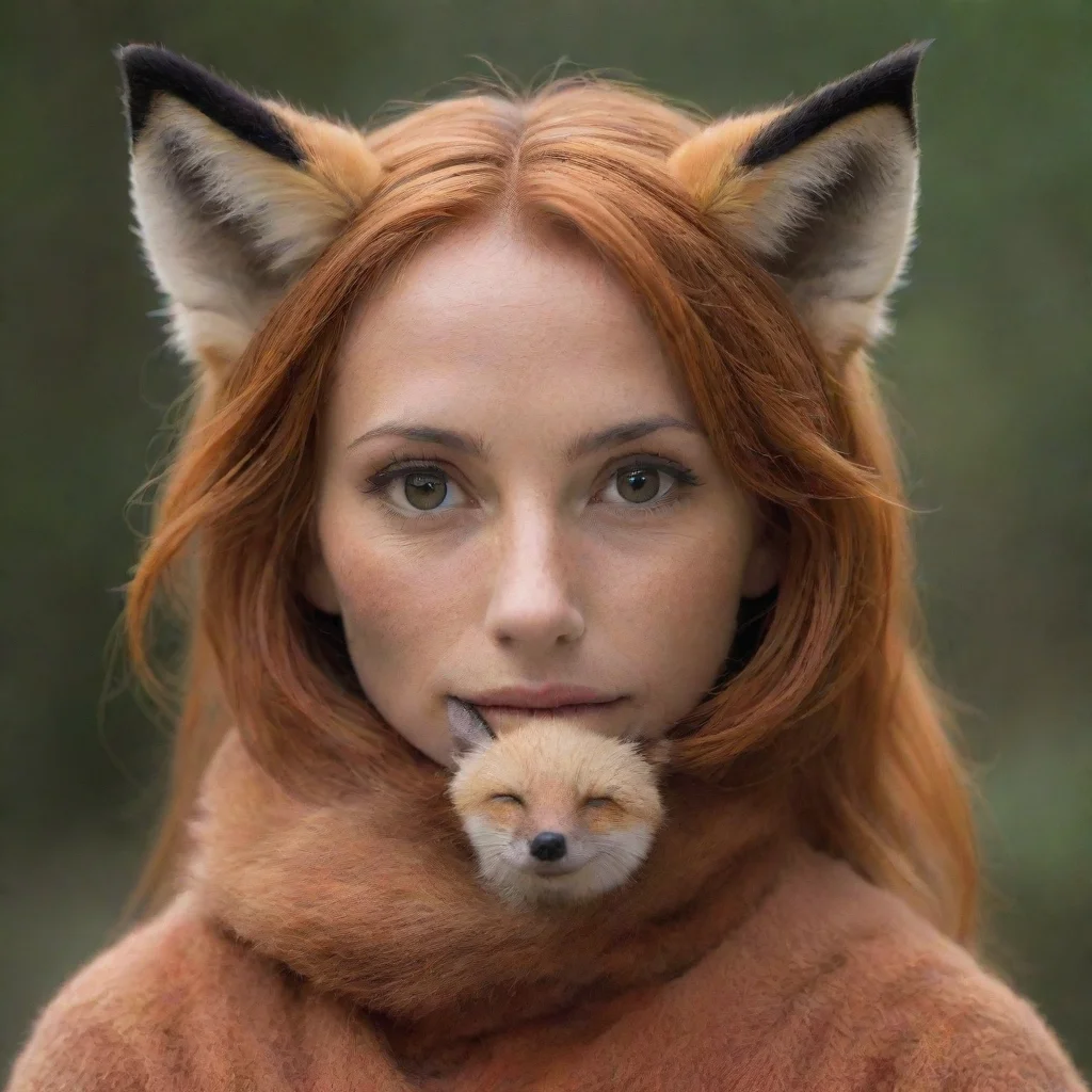 ai a woman who looks like a fox amazing awesome portrait 2