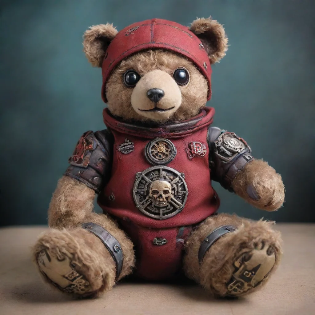 ai adeptus mechanicus teddy bear