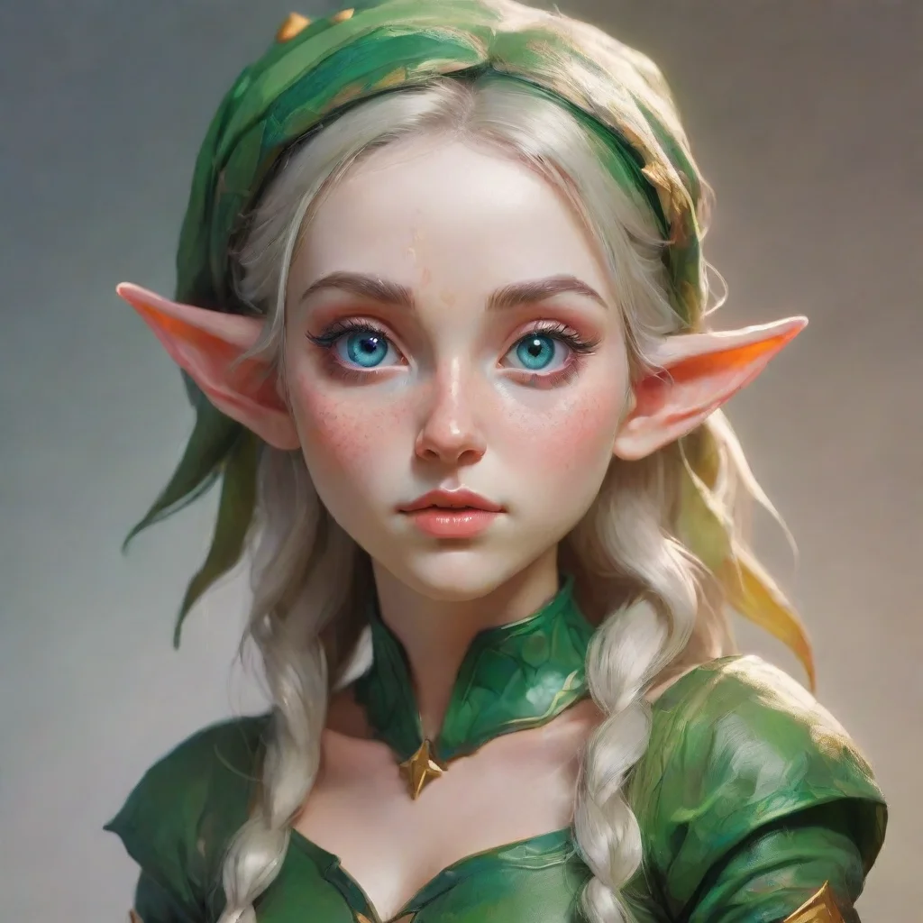 ai aesthetic character elf abstract