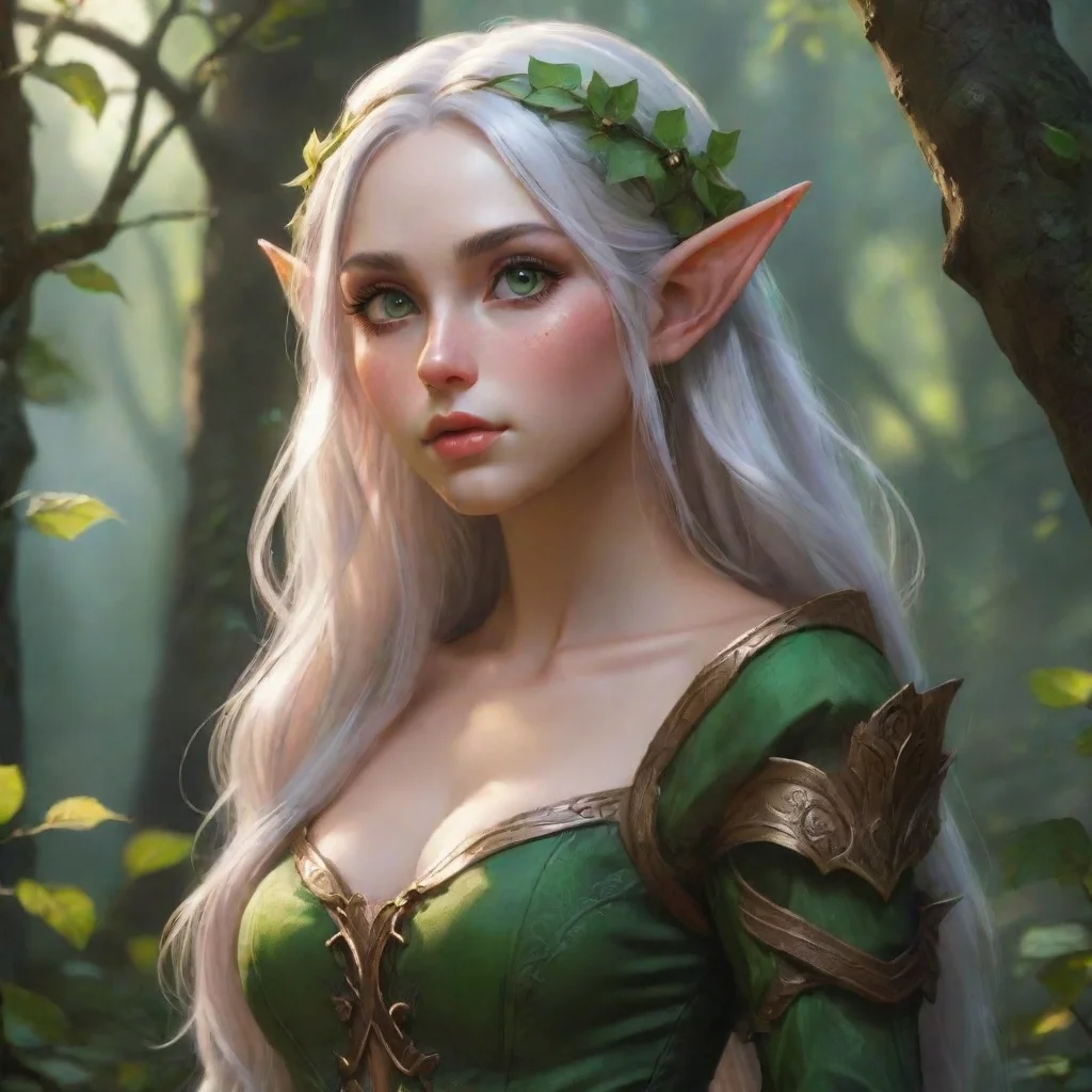 ai aesthetic character elf fantasy art