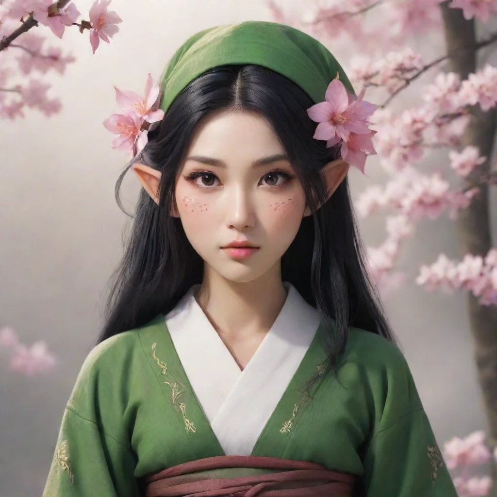 ai aesthetic character elf japanese