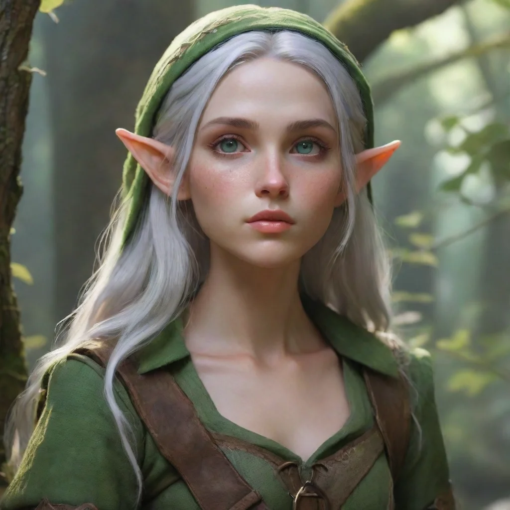 ai aesthetic character elf wanderer