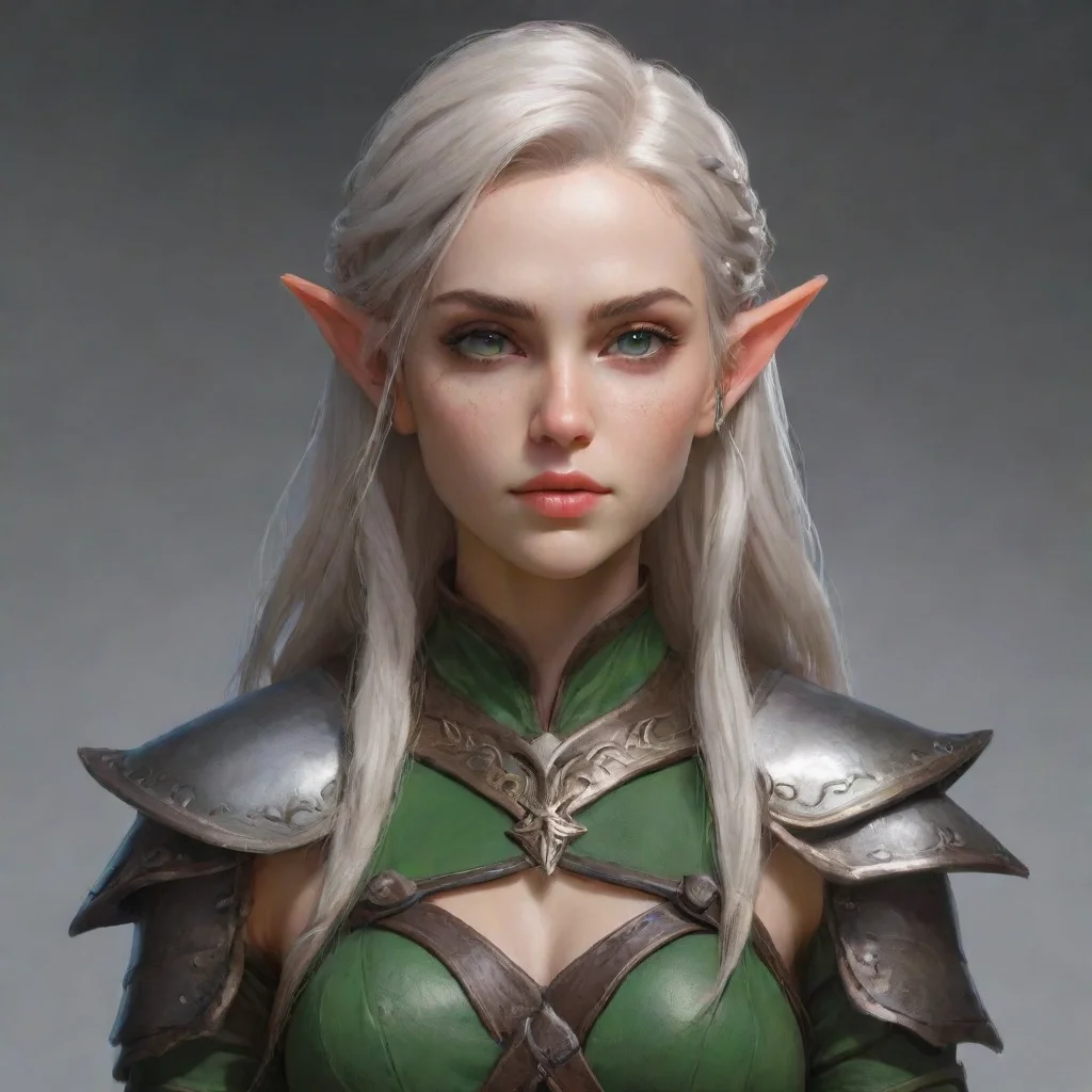 ai aesthetic character elf warrior