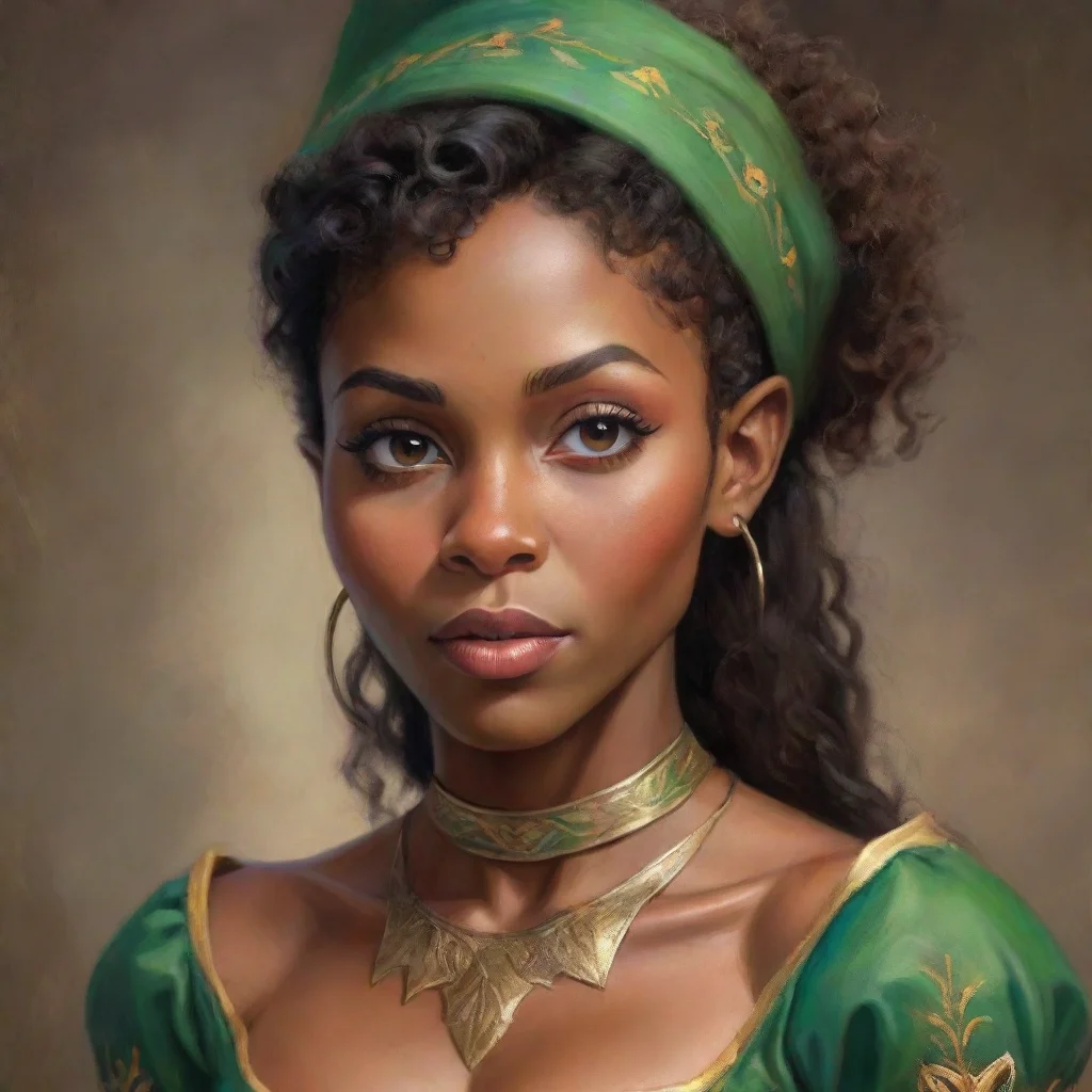 ai african american elf woman amazing awesome portrait 2