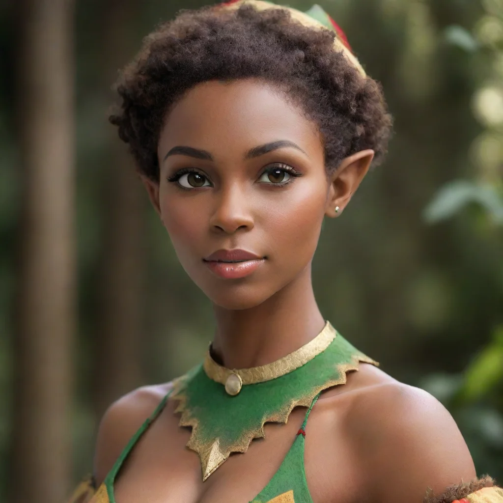 ai african american elf woman good looking trending fantastic 1