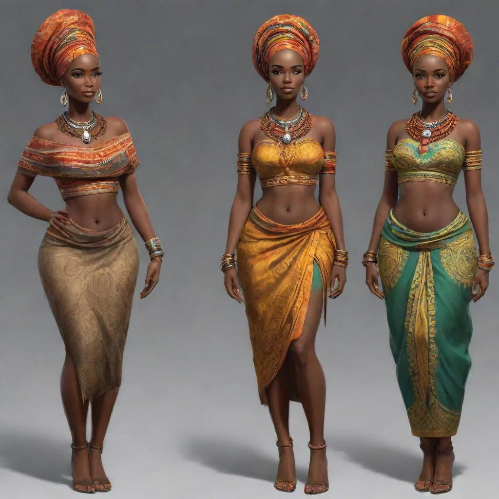 ai african attires confident engaging wow artstation art 3