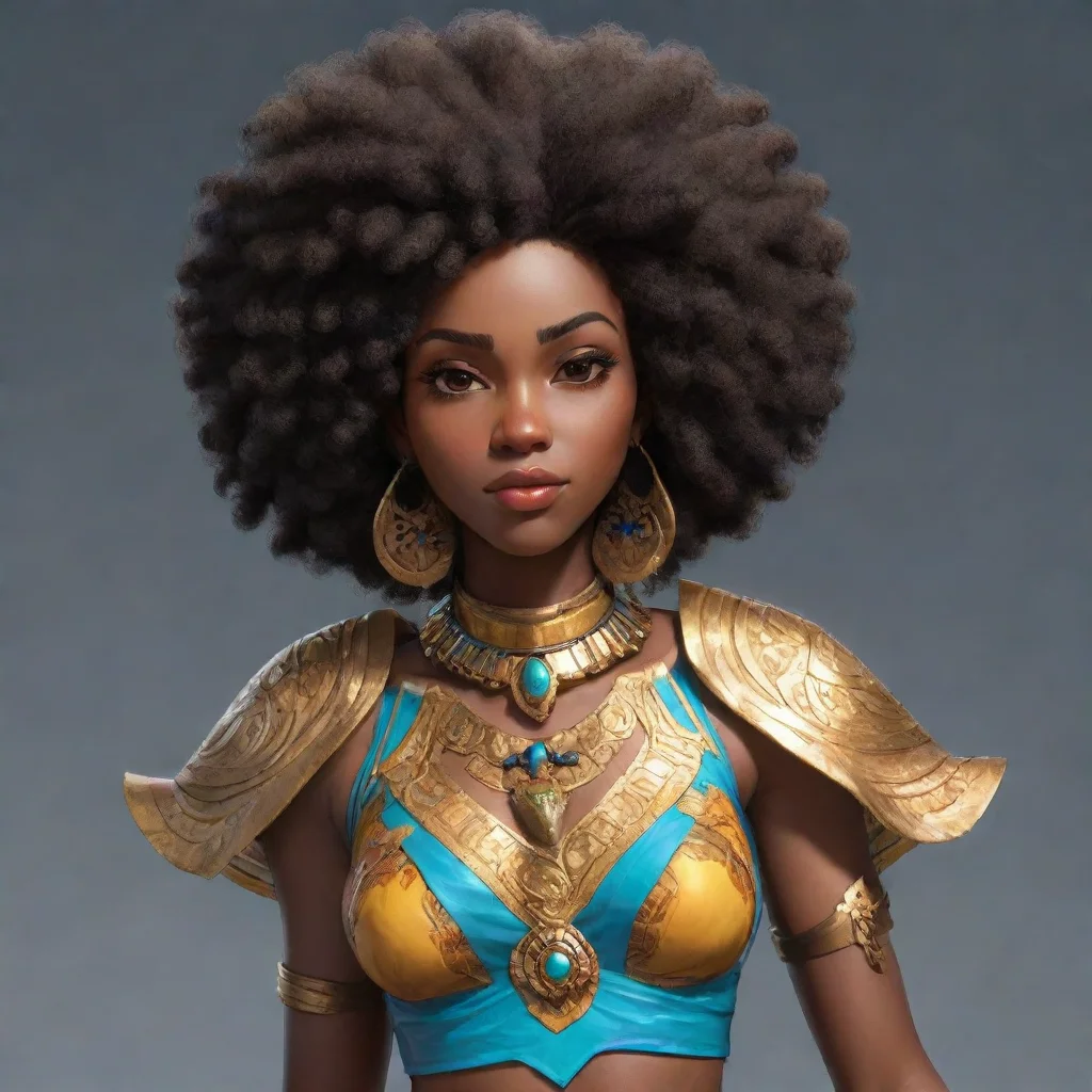 ai afro confident engaging wow artstation art 3