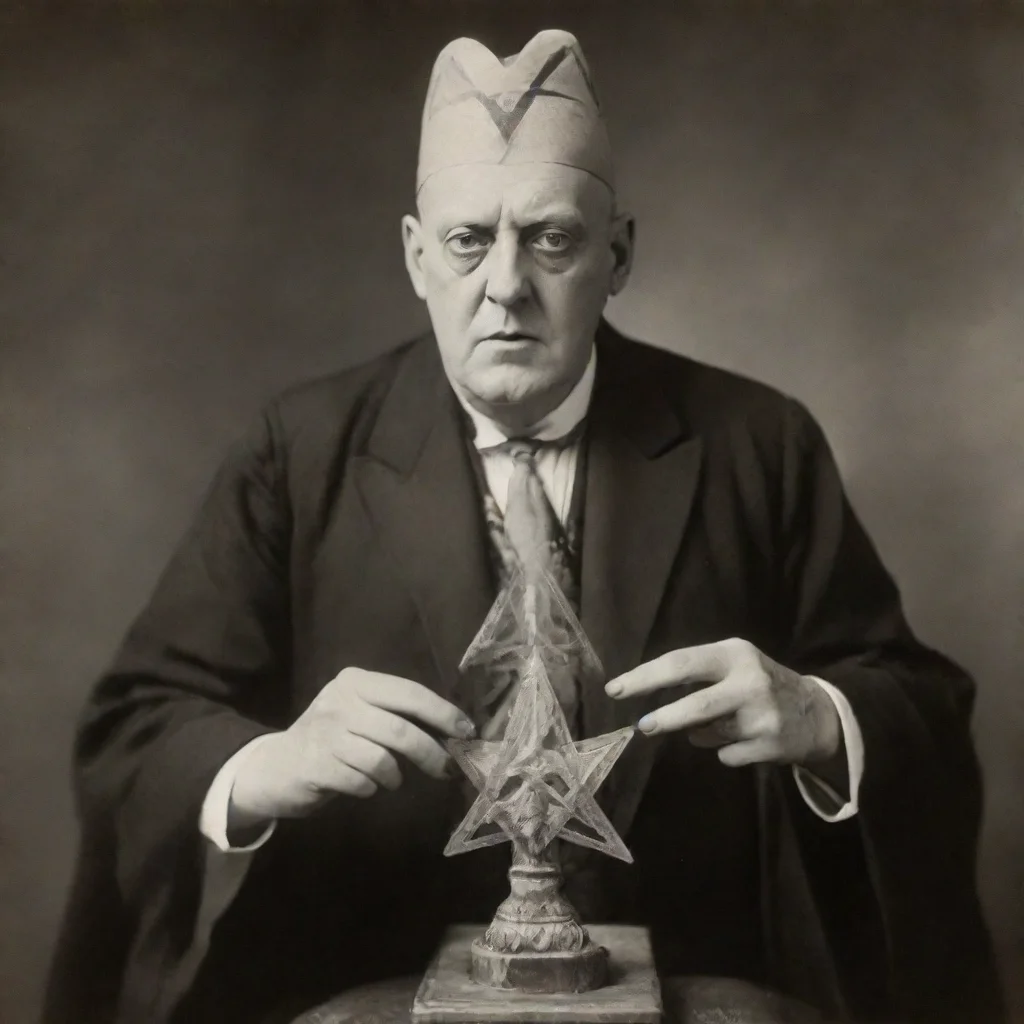 aleister crowley magician ritual amazing awesome portrait 2