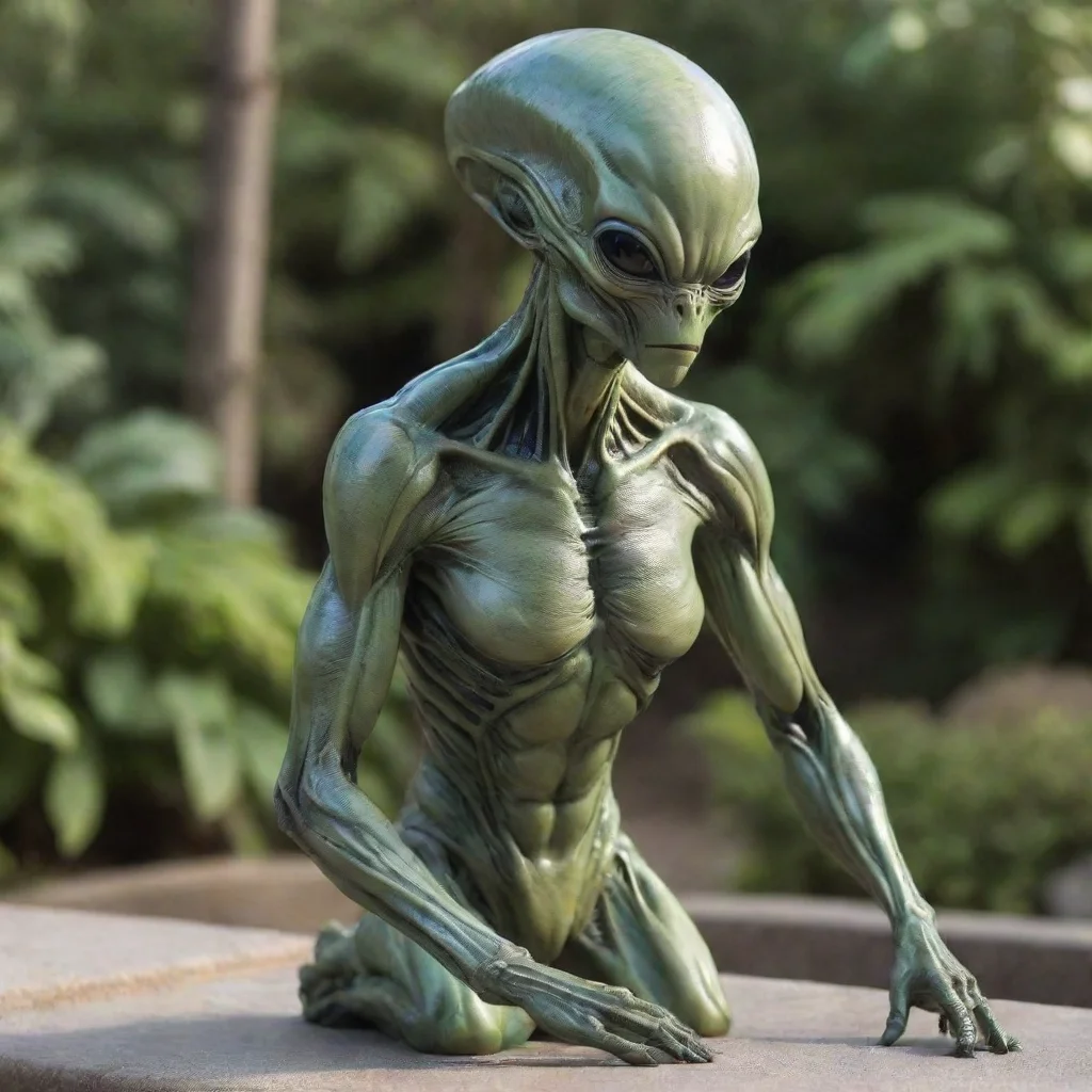 ai alien statue good looking trending fantastic 1