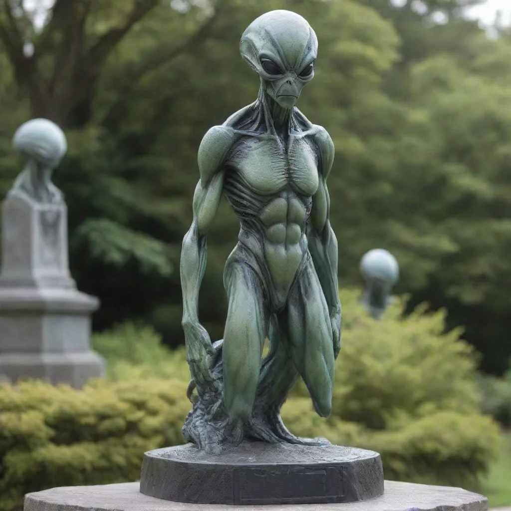 ai alien statue