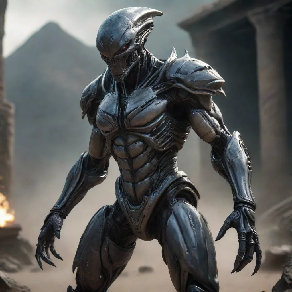 ai alien warrior strong armored unreal cinematic pose good looking trending fantastic 1