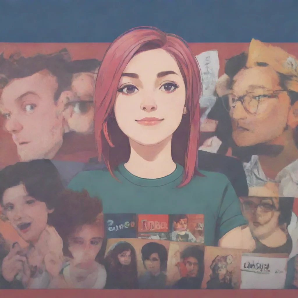 ai amazing a 2048x1152 pixel image of a banner depicting a youtube channel containing lofi songs of english awesome portrai