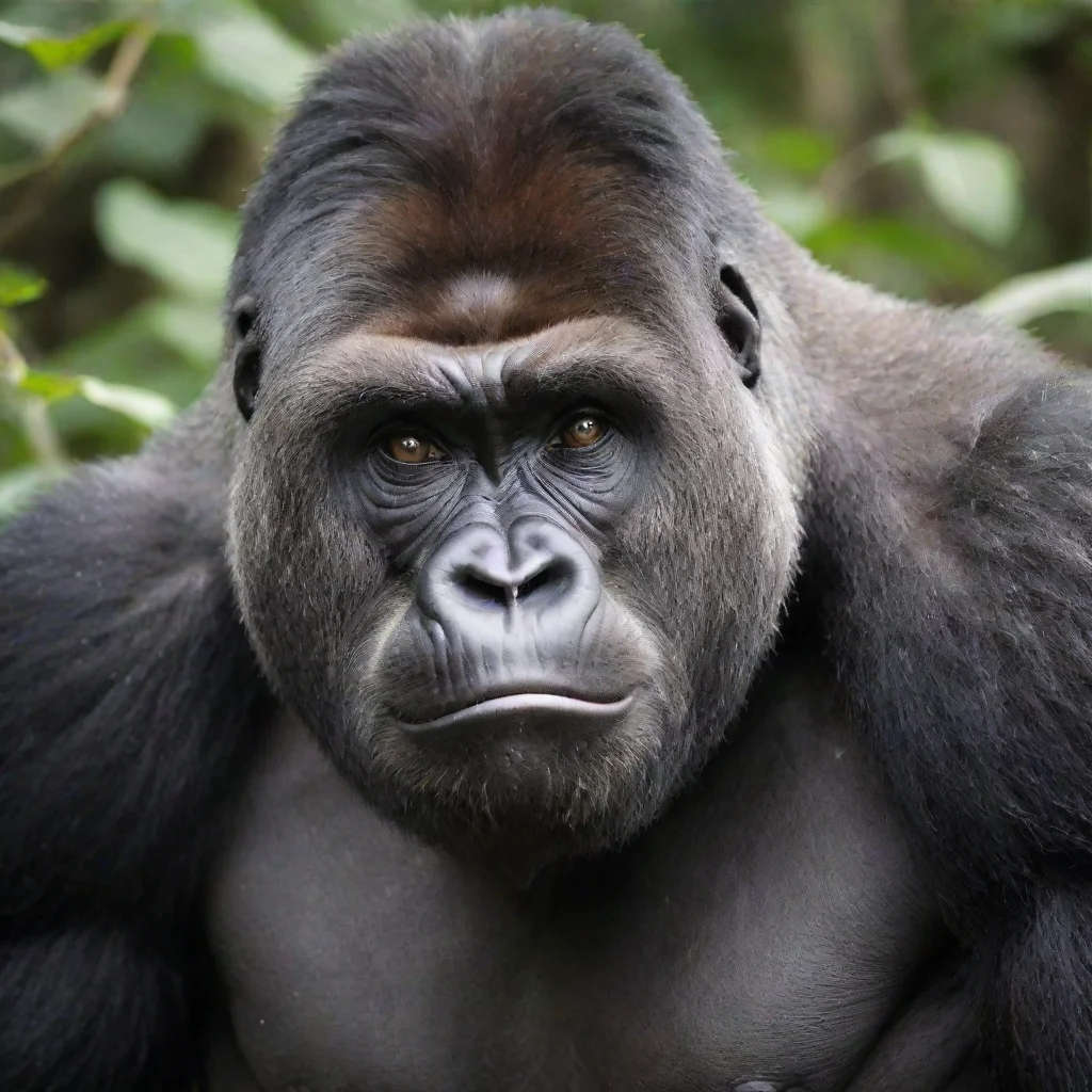 ai amazing a big smelly gorilla awesome portrait 2