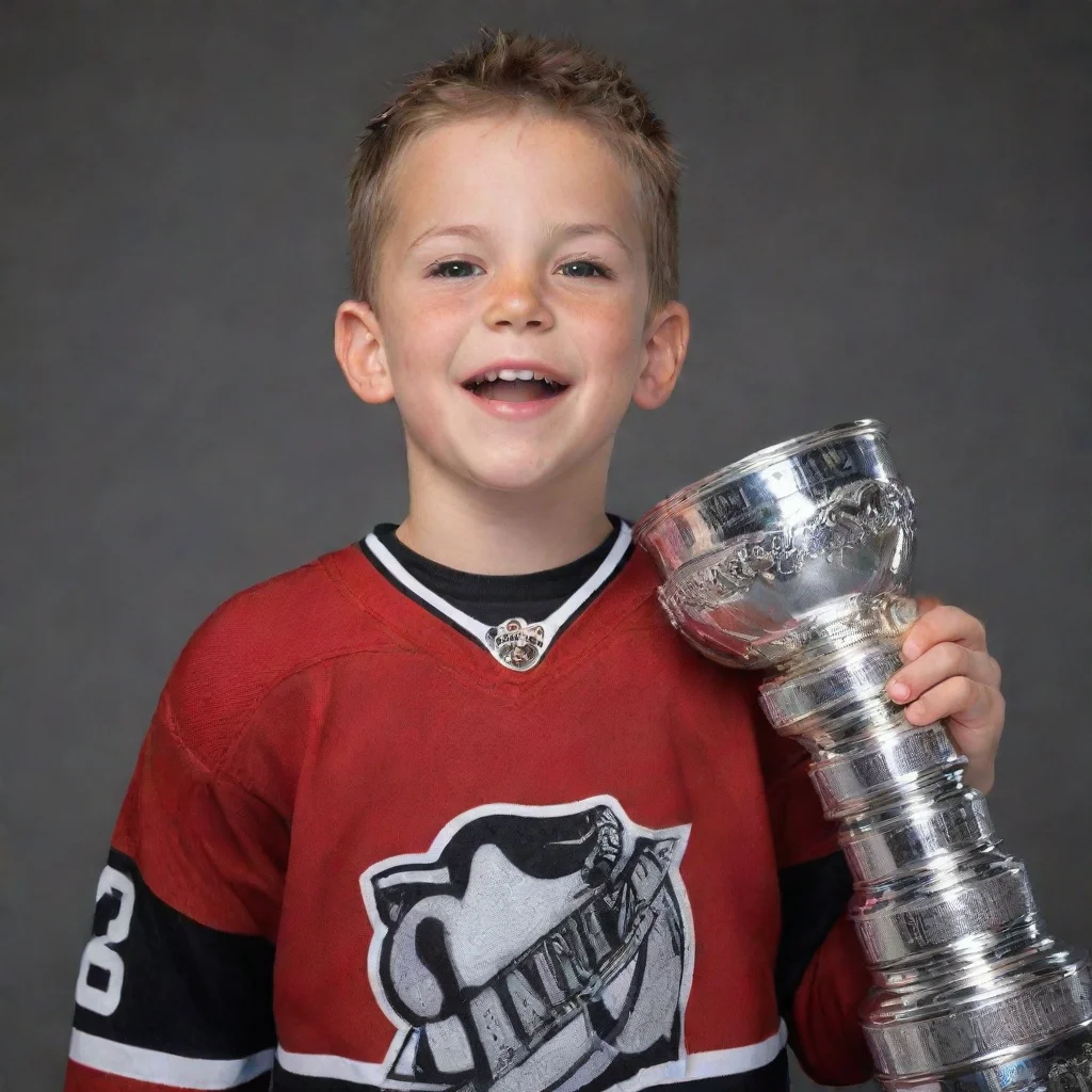 amazing a boy winning the stanley cup awesome portrait 2