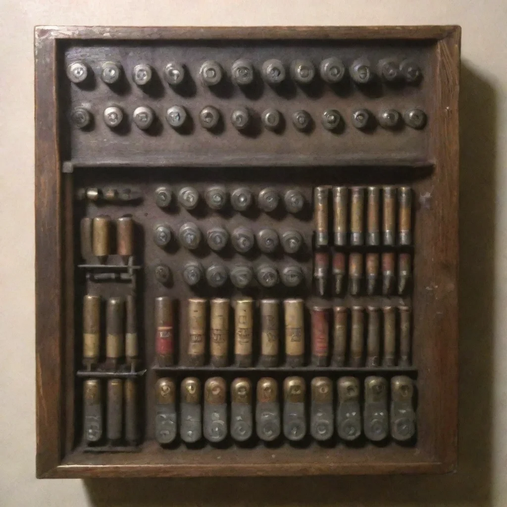 ai amazing a fuse box with rifle cartridges instead of fuses awesome portrait 2