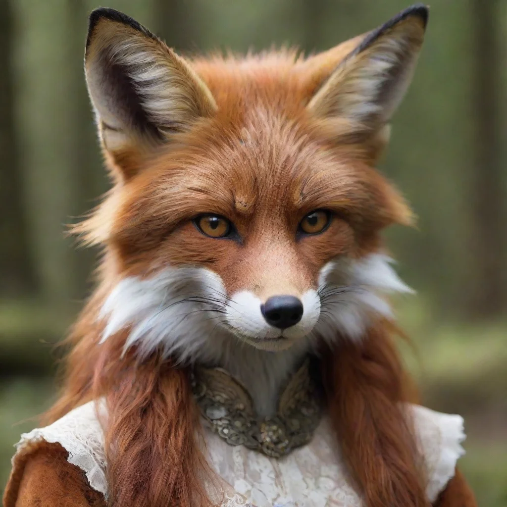 ai amazing a humanoid fox awesome portrait 2
