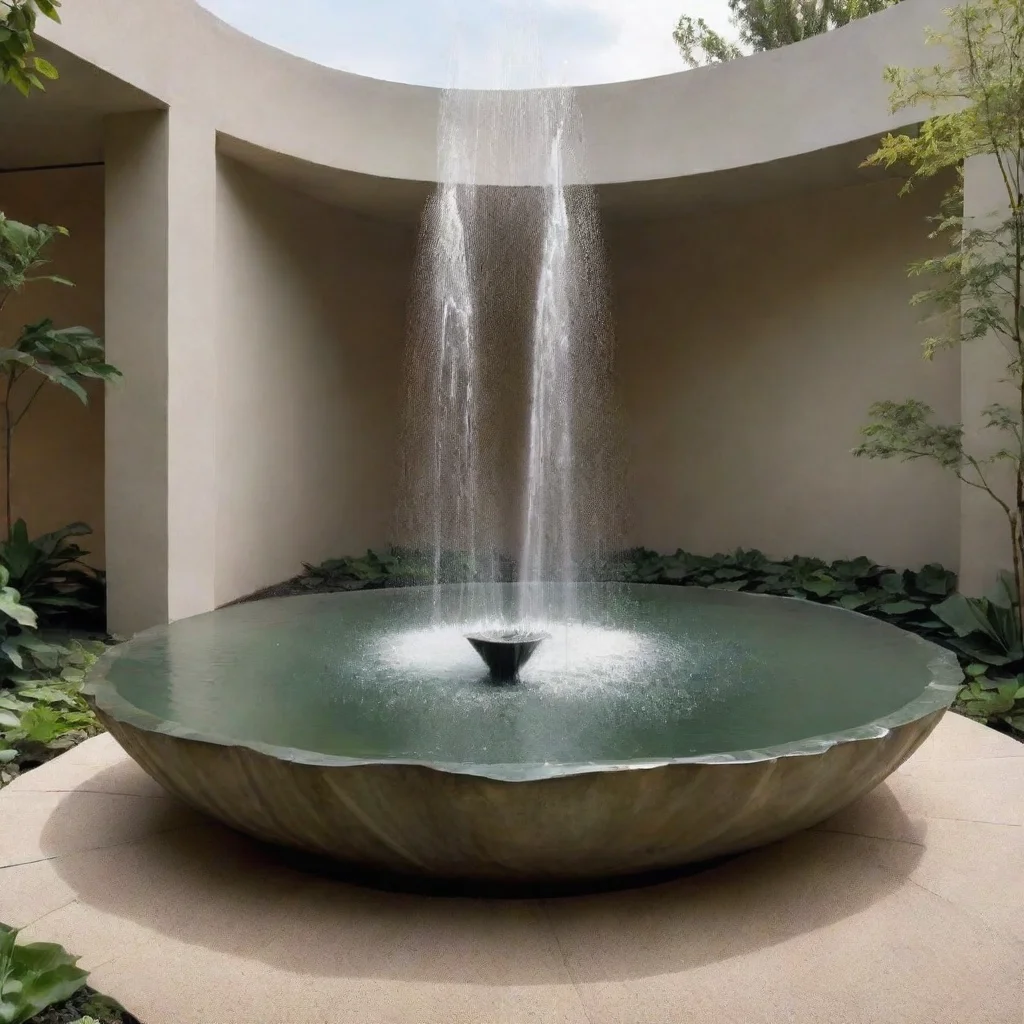 ai amazing a modern architectural fountain inspired by the lotus flower made of 2 or 3 levels awesome portrait 2