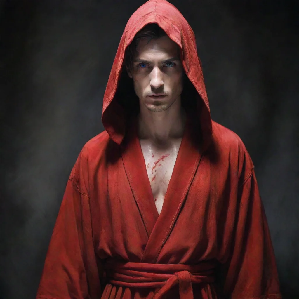 ai amazing a person in a blood red robe awesome portrait 2