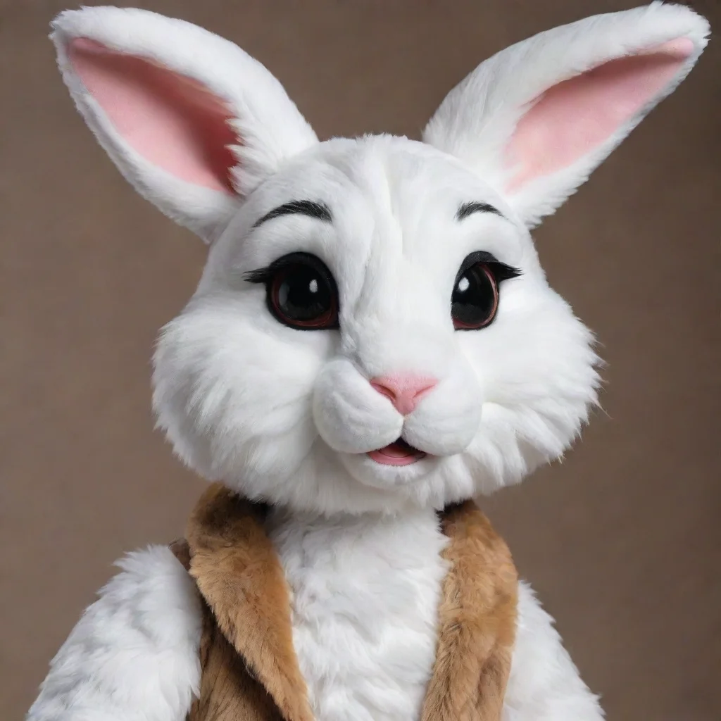 ai amazing a plush rabbit fursuit awesome portrait 2